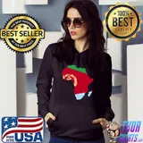 Eritrea Flag Africa Continent Silhouette Gift for Eritreans T-Shirt