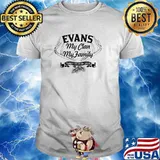 EVANS Family Reunion 2020 My Clan Ancestry Tree Personalized T-Shirt