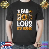Faboolous ICU Nurse Halloween 2021 Costume Spooky Nursing T-Shirt