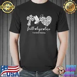 Faith Hope Love Lung Cancer Awareness Shirt