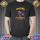 Feliz dia de los muertos. Dancing Colorful woman. Mujer. T-Shirt