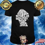 Feminist Little Girls With Dreams Become Women With Vision T-Shirt