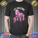 Figure Skater Women Sports Ice Skating Girl Ice Skating T-shirt