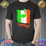 Flamingo St Patrick’s day lepringo shirt