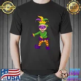 Flossing Boy Mardi Gras Shirt, Funny Jester New Orleans T-Shirt
