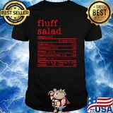 Fluff Salad Nutrition Facts Matching Thanksgiving Xmas Food T-Shirt