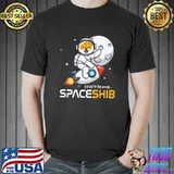Fly Me To The Moon Spaceshib Shib Coin Dogecoin Shiba Inu Premium T-Shirt
