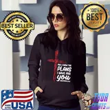 For I know the plans I have for you Jeremiah 29 11 Bible Psalm Christian Verse Gift T-Shirt