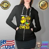 Forget The Eggs I m Hunting Chicks Funny Premium T-Shirt Full Zip Hooded