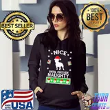 French Bulldog Nice until proven naughty Ugly Christmas shirt