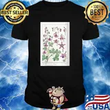 French Nouveau Art Columbine Plant Maurice Pillard Verneuil T-Shirt