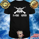 Fucks Given Gun Shirt