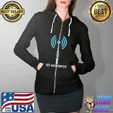Fully Vaccinated Funny 5G Hotspot Pro Vaccine T-Shirt Full Zip Hooded