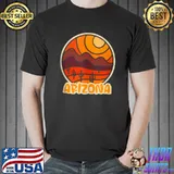 Fun Arizona Vacation Souvenir Saguaro Cactus Desert Art T-shirt