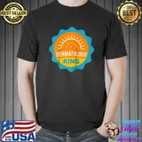 Funny Dermatology King Student Beauty Treatment Skincare Raglan Baseball T-shirt