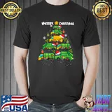 Funny Garbage Truck Christmas Tree Ornament Decor Boys Kids T-Shirt