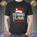 Funny Gramma Claus Christmas Pajamas Santa T-Shirt