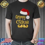 Funny Grampy Claus Christmas T-Shirt Pajamas Santa T-Shirt