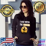 Funny Halloween 2021 Matching Costume I Am With The Witch T-Shirt Hoodie