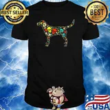Funny Labrador Dog Skull Skeleton Halloween Costume T-Shirt