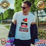 Funny Santa Gamma Claus Christmas Matching Family Women Premium T-Shirt