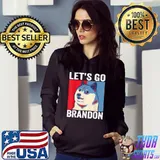 Funny Vintage Shiba Inu Dog Let's Go Brandon Meme T-Shirt