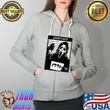 Ghostface in Jail Scary T-Shirt Full Zip Hooded