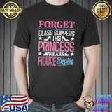 Girl Figure Skater Cute Women's Ice Skating T-shirt