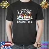 Gnome Nisse Tomte Christmas Xmas Tee Lefse Making Team T-Shirt
