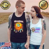 Grandma Dinosaur Pumpkin Halloween Shirt Tank Top