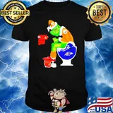 Grinch Santa Pittsburgh Steelers Sitting Baltimore Ravens Toilet Cleveland Browns Cincinnati Bengals 2021 shirt