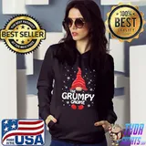 Grumpy Gnome Matching Family Group Christmas Party Pajama T-Shirt