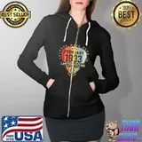 Guitar Pick - Legends Were Born In February 1933 Guitar T-Shirt Full Zip Hooded