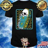Halloween Memento Mori Latin Occult Tarot Card Illustration Shirt