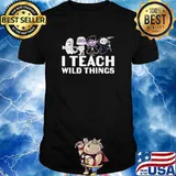 Halloween Monster I Teach Wild Things T-Shirt
