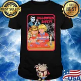 Halloween safety michael myers horror movie character shirt