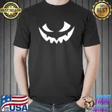 Halloween Scary Ghost Pumpkin Halloween Spooky Costumes T-Shirt Unisex