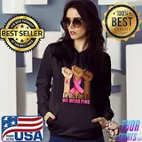 Hand In october we wear pink breast cancer awareness month T-Shirt