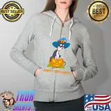 Happy Catoween halloween pumpkin clipart T-Shirt Full Zip Hooded