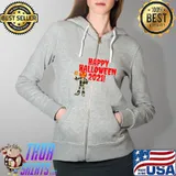 Happy Halloween 2021 Jack O Lantern and Spirit for Everyone T-Shirt Full Zip Hooded