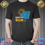 Harvest The Sun Solar Panels Portable Generators Unisex T-Shirt Unisex