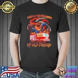 Hello darkness my old friend love firefighter pumpkin halloween shirt