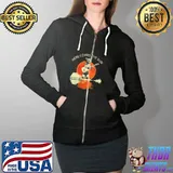 Here Comes The Sun - Autumn Cats Blood Moon Shirt Full Zip Hooded