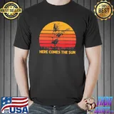 Here Comes The Sun - Autumn Cats Vintage Shirt Unisex