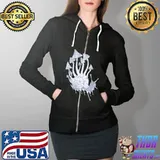 Horror Mushroom Snail Shirt Full Zip Hooded