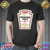 Horse Radish Sauce Matching Condiment Halloween Family T-Shirt Unisex