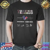 Houston Texans Deshaun Watson Deandre Hopkins Signatures Shirt Unisex