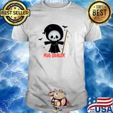 Hug Dealer Grim Reaper Halloween Pun T-Shirt