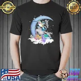 Hummingbird Sleeping With Moon Shirt Unisex