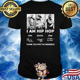 I am hip hop DMX Biggie 2Pac thank you for the memories signatures shirt